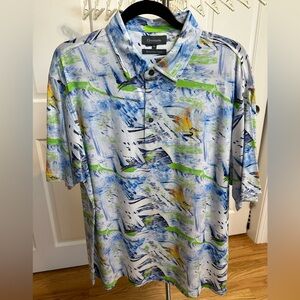 Mens Crocodile Golf Shirt- new without tags. Size XXL. Soft with great colors.